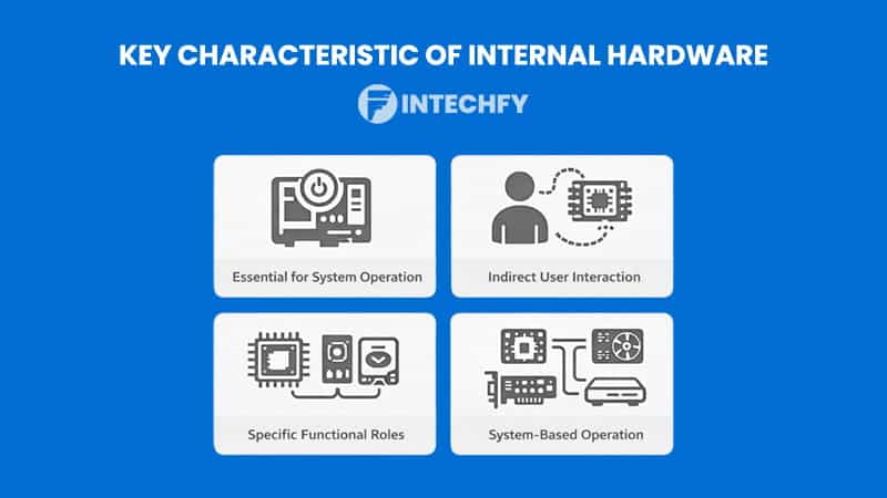 Key Characteristics of Internal Hardware