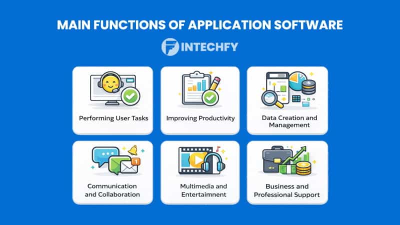 Main Functions of Application Software