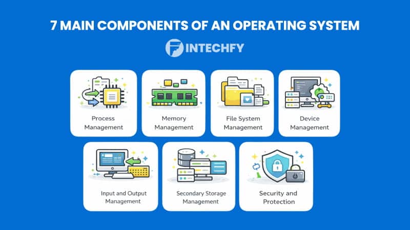 7 Main Components of an Operating System