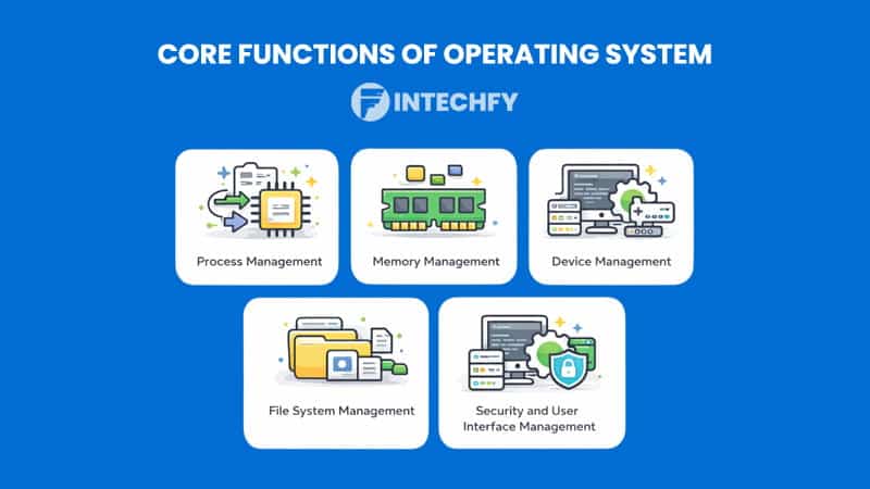 5 Core Functions of Operating System Explained