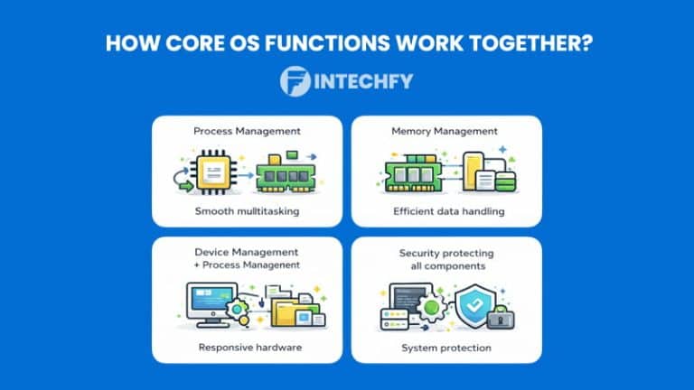 Functions of Operating System in Detail: Process, Memory, and Device ...