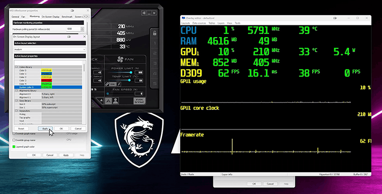 RivaTuner Statistics Server Integration MSI Afterburner