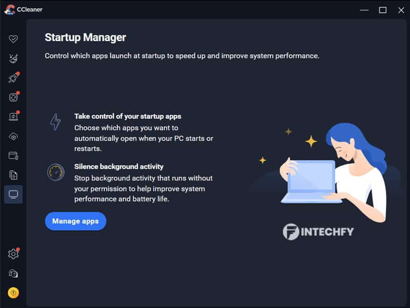 Startup Manager CCleaner
