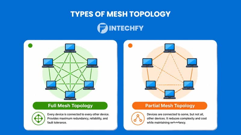 Types of Mesh Topology