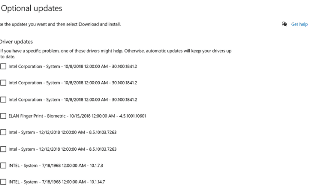 Install Driver Updates on PC Windows 11 from Optional Updates