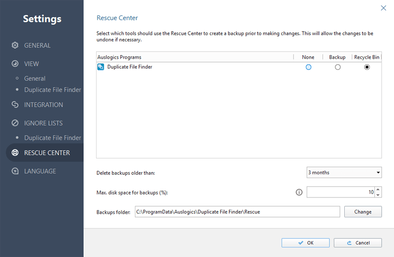 Auslogics Duplicate File Finder