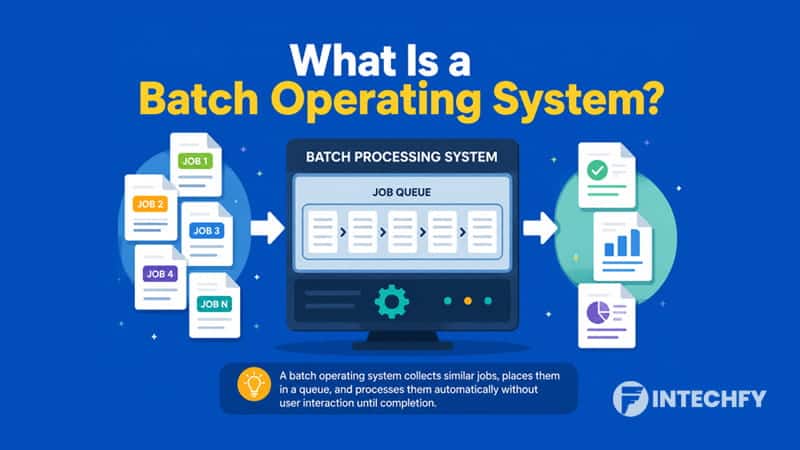 What Is a Batch Operating System? How It Works, Features, Examples, Pros and Cons