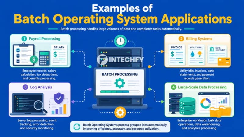 Examples of Batch Operating System Applications