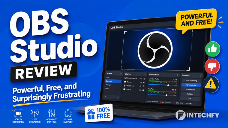 OBS Studio Review: Powerful, Free, and Surprisingly Frustrating