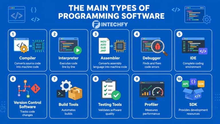 Types of Programming Software: Compilers, Interpreters, IDEs, Debuggers ...