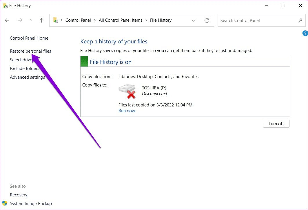How to Recover Deleted Files in Windows 11 Use Windows Backup to Recover Lost Files