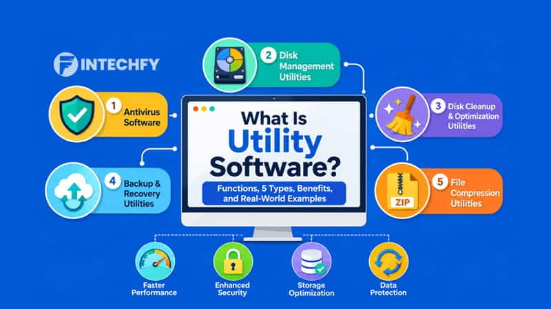What Is Utility Software? Functions, 5 Types, Benefits, and Real-World Examples