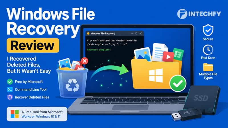 Windows File Recovery Review: I Recovered Deleted Files, But It Wasn't Easy