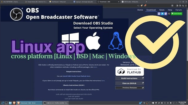 Cross-Platform Availability OBS Studio
