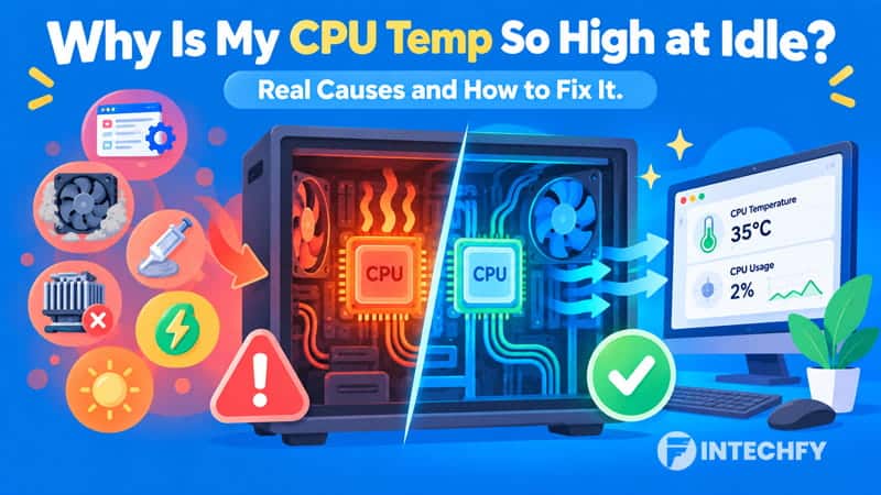 Why Is My CPU Temp So High at Idle? Real Causes and How to Fix It