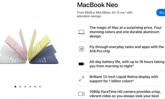MacBook Neo Education Price Increases Again